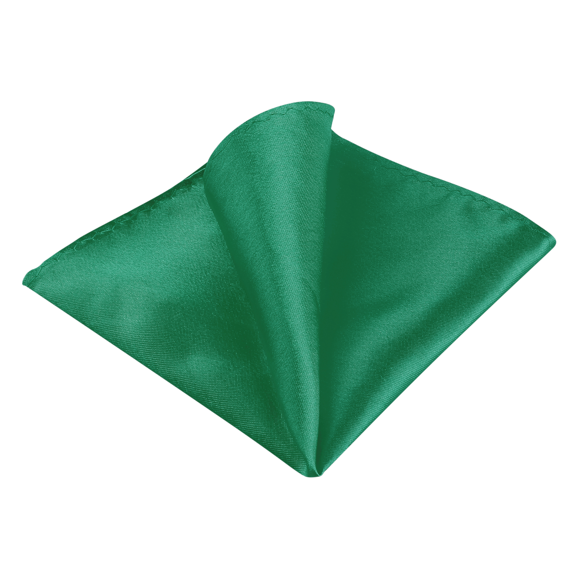 Pocket Squares Handkerchiefs Solid Color for Wedding Party Dark Green/One Size
